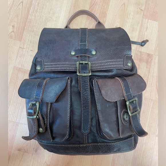 Vintage Leather Bed Stu Backpack - Picture 1 of 7